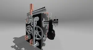 Cool it! Steampunk Qube 500 PC Case Accessories with "Freon Pipes"
