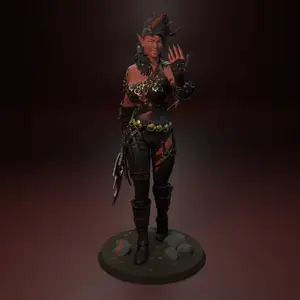 Karlach from Baldur's Gate 3. 3 versions