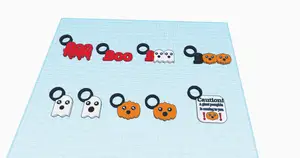 Halloween key chains