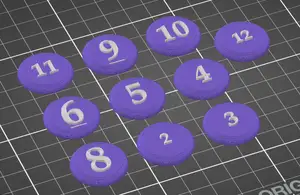 Rounded Numbers for Catan - Style 1