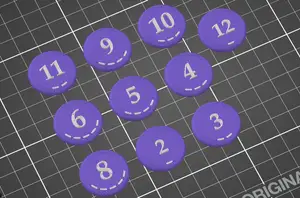 Rounded Numbers for Catan - Style 2