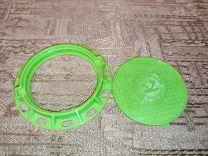 Russian manhole cover with Frame