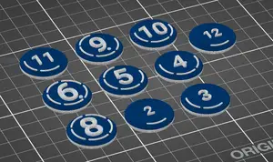 Rounded Numbers for Catan - Style 3