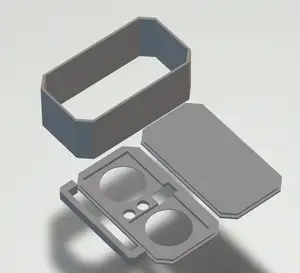 Bluetooth speaker housing (120x65x55)