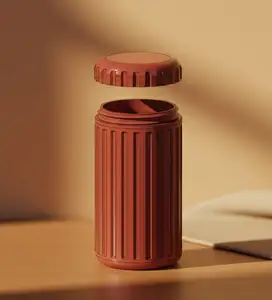 Frasco con tapa / Jar with lid