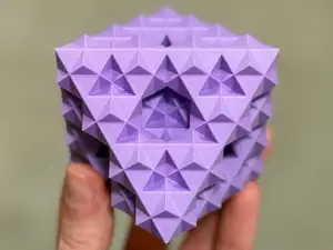 Sierpiński Cube-Octahedron Compound Fractal - Level 2