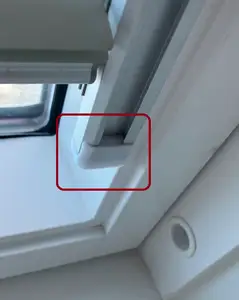 Velux GGL (and other) Blinds End Cap for aluminium profile