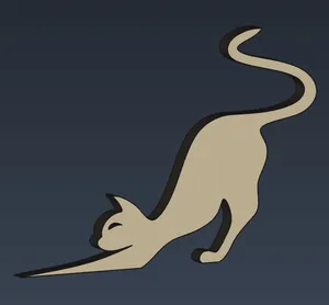 Cute cat door holder