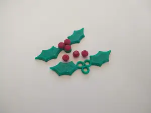 Holly and Berries Christmas Ornament