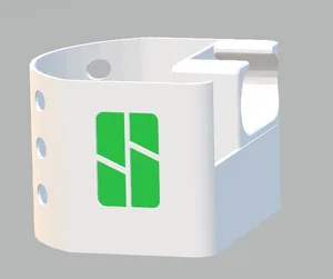 BambuLab A1-mini Purge/Poop basket - Solid - Mini with Logo and fill indicator