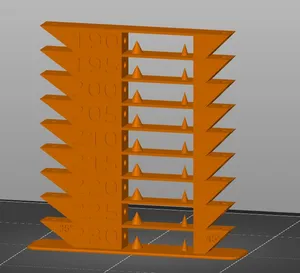 Temp Tower PLA Prusa Mini Starting high to low temp