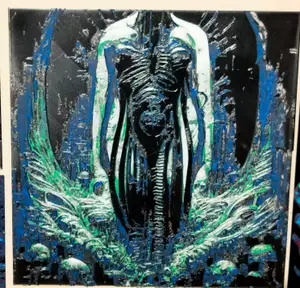 H.R. GIGER HUEFORGE STUDY 02 - Standing With Skulls – 8 Colours