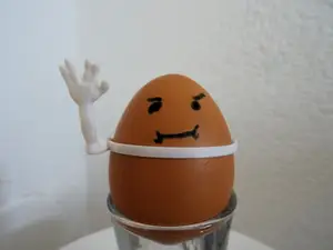 Vulcan salute for eggs