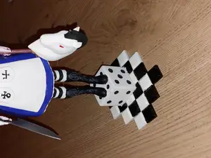 Basestand for Alice model on dice