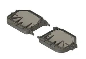 Audi A4 B6 headlamp back cover (non Bi-xenon)