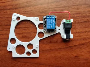 Ultimaker 2 Underside Bracket for Raspberry Pi, Relay, DC Plug