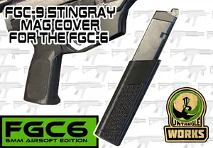 FGC-9 MKII stingray mag TPU cover for the WE tech G18 mag GGB airsoft or FGC-6