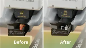Bambu Lab A1 purge wiper fix