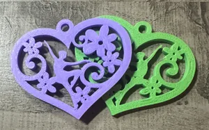 Dancer-Gymnast Keychain Heart