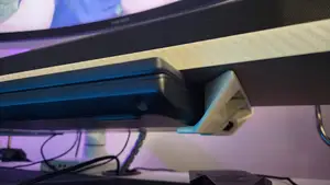 Under desk/shelf bracket mount for Lenovo ThinkPad P52 laptop
