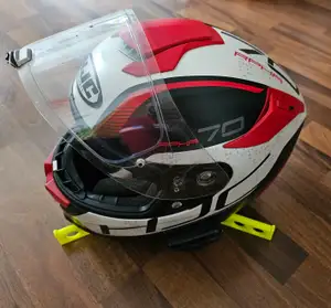 Motorcycle Helmet foldable stand
