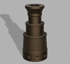 Collapsible Print-in-place Toy Pirate Spyglass