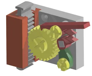 Spring door blocker