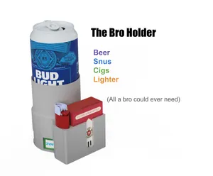 The Bro Holder V1 - Cigs Snus (zyn) Beer Lighter