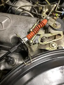Mercedes Benz W123 OM617 300D Automatic Transmission Bowden Adjustment Bolt