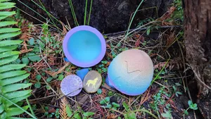"X marks the spot" treasure hunt Coconut
