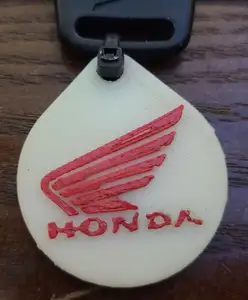 Honda CBR Motorcycle Keychain Tag