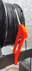 Modified Filament Guide from Gravity Auto Rewinding Spool Holder for Prusa i3 Frame
