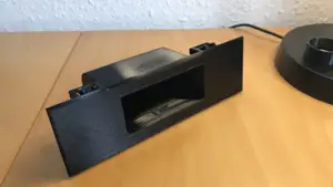 1 DIN car radio frame compartment
