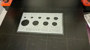 Imperial Bolt gauge