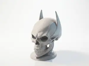 Batman Skull Gothic Sculpture 3D Printable