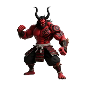 Oni Samurai Rojo - Guerrero Demoníaco Furioso