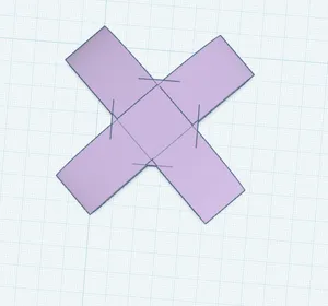 Cross French Barrette Decoration