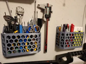 Pencil/tools wall mountable organizer