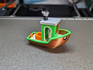 3DBenchy in 5 colors - MMU Torture Test / 3DBenchy in 5 Farben - MMU Härtetest