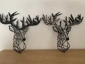 Deer Head low poly / Hirsch Kopf / reindeer head / Rentier Kopf
