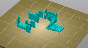 Tweaked Cable Chain Mounts for Elegoo Neptune 4