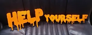 "Help Yourself" Sign