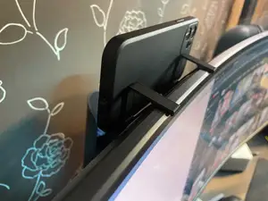 Phone Holder clamp for a C49RG9x monitor