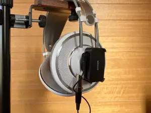 Headphone bluetooth receiver holder