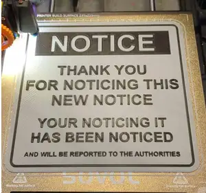 funny sign: notice of notice