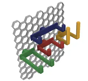 Double Hook Hanger Collection for Honeycomb Wall | HSW