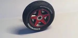 Model Car Tyre replacement for Carrera RC Luigi Mario Kart