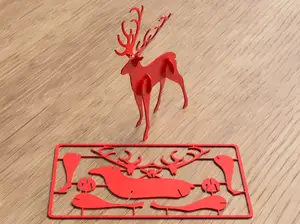 Christmas Deer kit card