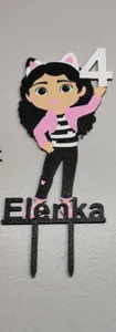 gabby dollhouse cake topper