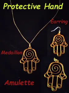 Protective Hand Amulette/Earring Lucky Charm MK3+MK4